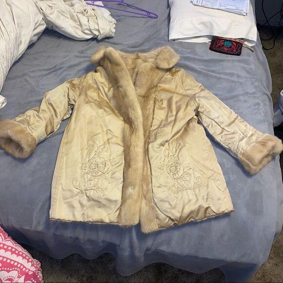 Vintage William Rosendorf Real Mink Fur Long Coat - Picture 11 of 16